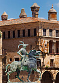 'Statue Of Conquistador Francisco Pizarro (By American Sculptor Charles Cary Rumsey); Trujillo, Caceres Province, Spain'