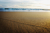 'Water Lines On A Sandy Beach; Australia'