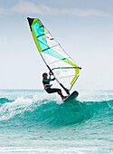 'Windsurfing Off Punta Paloma; Tarifa, Cadiz, Andalusia, Spain'