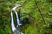 Triple Falls, Columbia River Gorge National Scenic Area, Oregon, Usa