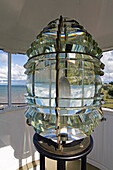 Lens In Big Sodus Point Lighthouse, Sodus Point, Greater Rochester, New York State, Usa
