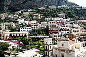 'Positano, Campania, Italy; View Of The City'