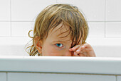 Child In Bath Tub