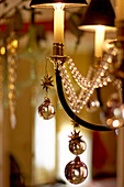 Detail Of Decorated Chandelier, Canada, Ontario