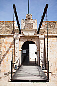 'Entrance With A Gate To Be Lifted And Closed; Faro Algarve, Portugal'