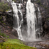 'Waterfalls Over A Cliff; Norway'