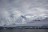 'Mountains along the coastline;Antarctica'