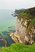 'Cliffs along the coastline;Ireland'