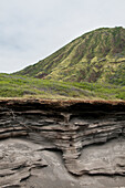 'Mountain strata along south shore drive;Oahu hawaii united states of america'