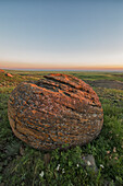 'Large red rock, Red Rock Coulee; Alberta, Canada'