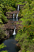'Umauma Falls; Island of Hawaii, Hawaii, United States of America'