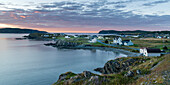 'A fishing town along the coast of Twillingate Islands; Twillingate, Newfoundland and Labrador, Canada'