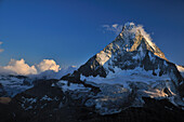 Matterhorn (4476 m) and it's northface from Arbenbiwak, Wallis, Switzerland