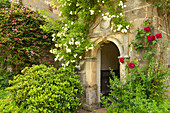 Entrance to the manor house, Bateman's, home of the writer Rudyard Kipling, East Sussex, Great Britain
