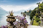 Villa Monastero gardens, Varenna, Lake Como, Lago di Como, Province of Lecco, Lombardy, Italy