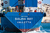 Back of a oil tanker, Valletta, Malta