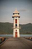 Asian style lighthouse on Ko Chang island, Thailand close to the Cambodian border, Southeast Asia