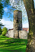 Stadtmauer, Einbeck, Niedersachsen, Deutschland