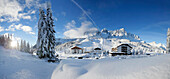 Hotel, Kreuzbergpass, Südtirol, Italien