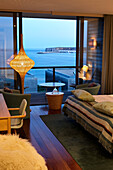 Beach Zimmer mit Blick auf Martinhal Strand, Martinhal Beach Resort & Hotel, Sagres, Algarve, Atlantikküste, Portugal, Südwestende Europas