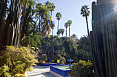 YSL's Garten, Jardin Majorelle, Marrakesch, Marokko