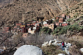 Berber village Setima Fatma, Setima Fatma, Ourika valley, High Atlas, Morocco