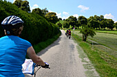 Biking in Starnberg country, Upper Bavaria, Bavaria, Germany