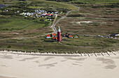 Luftaufnahme von Texel Insel, Nordholland, Niederlande, Europa