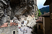 Sumela abbey near Trabzon, Black Sea, East Turkey, Turkey