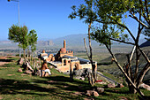Ishak Pasa Palast bei Dogubayazit am Ararat, Kurdengebiet, Ost-Anatolien, Osttürkei, Türkei