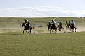 Childrens Polo Championship 2009, at Genghis Khaan Polo club in Monkhe Tengri, Central Mongolia.
