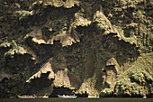 Tourists boats sail in the Sumidero Canyon in Tuxla Gutierrez, Chiapas, Mexico, February 18, 2010.