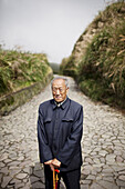 A man from mainland China, Yangmingshan National Park, Taiwan, October 25, 2010.