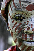 Kikuyu Tribesman with painted face-Thompson Falls