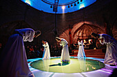 The Whirling Dervishes are a Sufi order and are famous of their practice of whirling, which is a part of a ceremony. Istanbul, Turkey,2010.