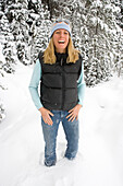 Jari Kirkland enjoying a winter's day, Crested Butte, Colorado.