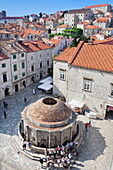 Onofrio fountain, Old Town, UNESCO World Heritage Site, Dubrovnik, Dalmatia, Croatia, Europe