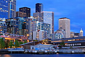 Seattle skyline, Washington State, United States of America, North America