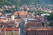 View of Brasov, Transylvania, Romania, Europe