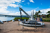 Huge anchor in Pearl Habour, Oahu, Hawaii, United States of America, Pacific