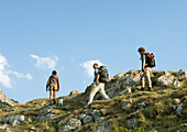 Spain, Catalonia, hikers