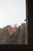 Sunlight coming through a window, close-up