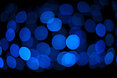 Blue circular light pattern