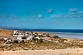 Beach, Playa Barca, Playa de Sotavento, Fuerteventura, Fuerteventura, Canary Islands, Spain