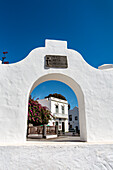 Plaza de la Constitucion, Haria, Tal der 1000 Palmen, Lanzarote, Kanarische Inseln, Spanien
