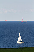 Kiel lighthouse, Schwedeneck, Baltic sea, Daenischer Wohld, Rendsburg-Eckernfoerde, Schleswig-Holstein, Germany