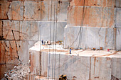 Marble quarrying near Estremoz, Alentejo, Portugal