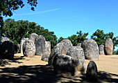 Cromeleques, Menhir stones near Evora, Alentejo, Portugal