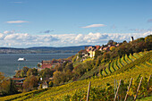 View to Meersburg, Lake Constance, Baden-Wuerttemberg, Germany