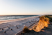 Rotes Kliff at dusk, Kampen, Sylt, Schleswig-Holstein, Germany